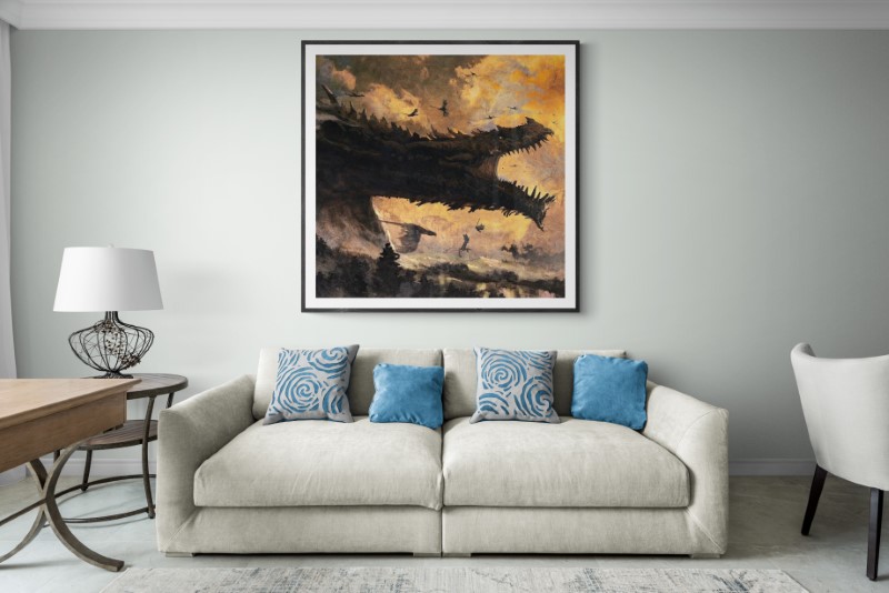 Lotr Dragons Of Middle-earth - 10 canvas print