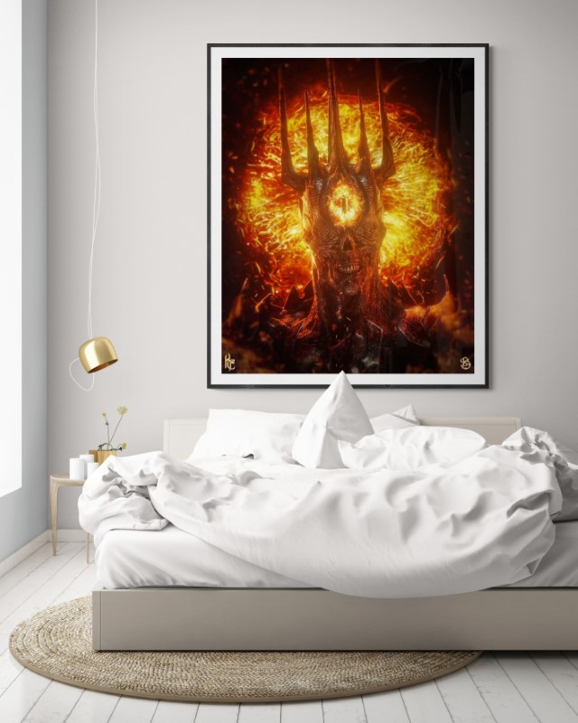 Canvas print The Lord of the Rings - Eye of Sauron | Fine Art Prints & Wall  Decorations