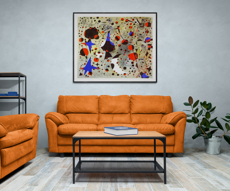 Miro The Nightingale S Song At Midnight And The Morning Rain canvas print