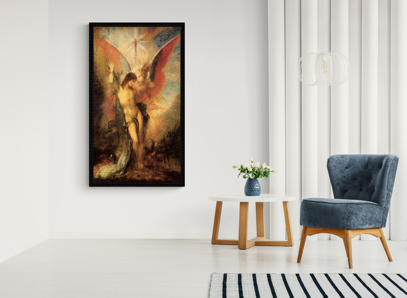 Moreau St Sebastian And The Angel canvas print