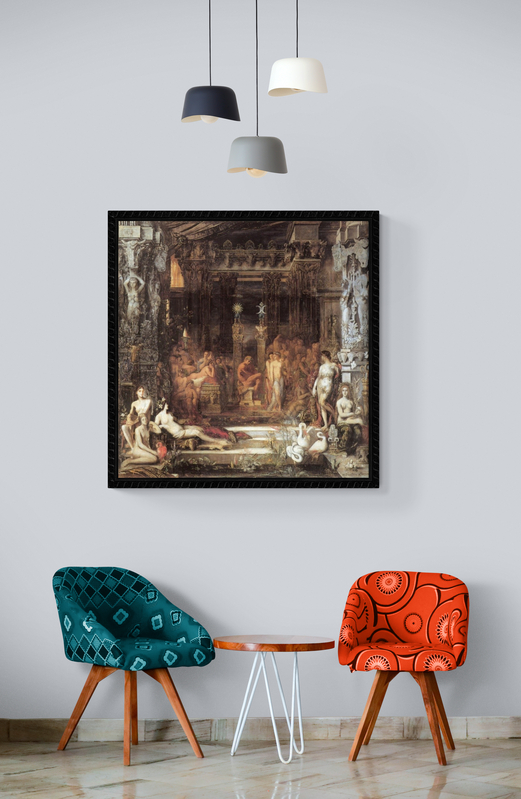 Moreau The Daughters Of Thespius canvas print