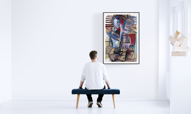 Picasso Child With A Showel canvas print