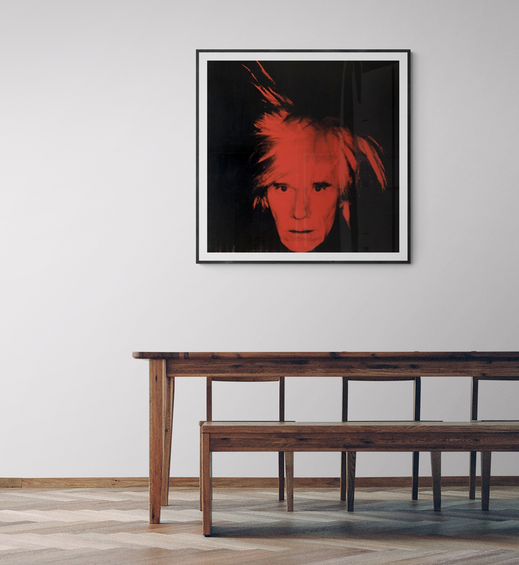 Andy Warhol Self-portrait - 1986 canvas print