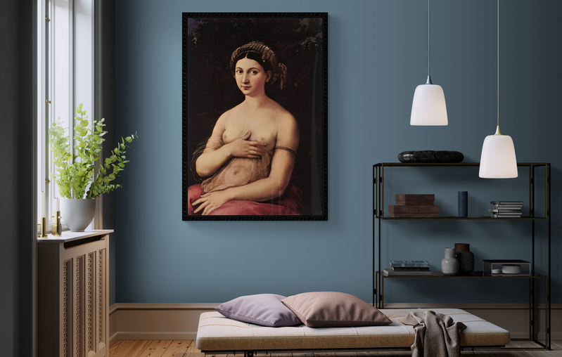 Raphael Portrait Of A Young Woman La Fornarina canvas print