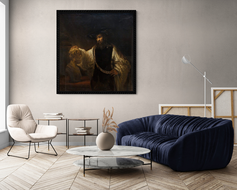 Rembrandt Aristotle With A Bust Of Homer canvas print