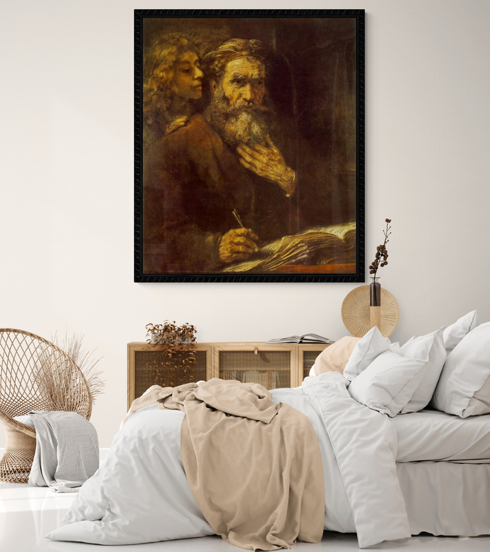 Rembrandt Evangelist Matthew canvas print