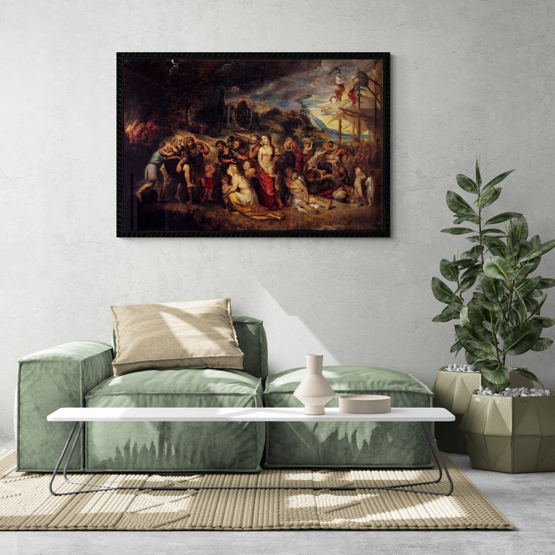 Rubens Aeneas And His Family Departing From Troy canvas print