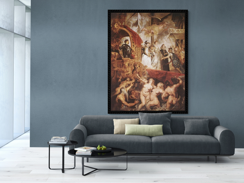 Rubens The Landing Of Marie De Medici At Marseilles canvas print