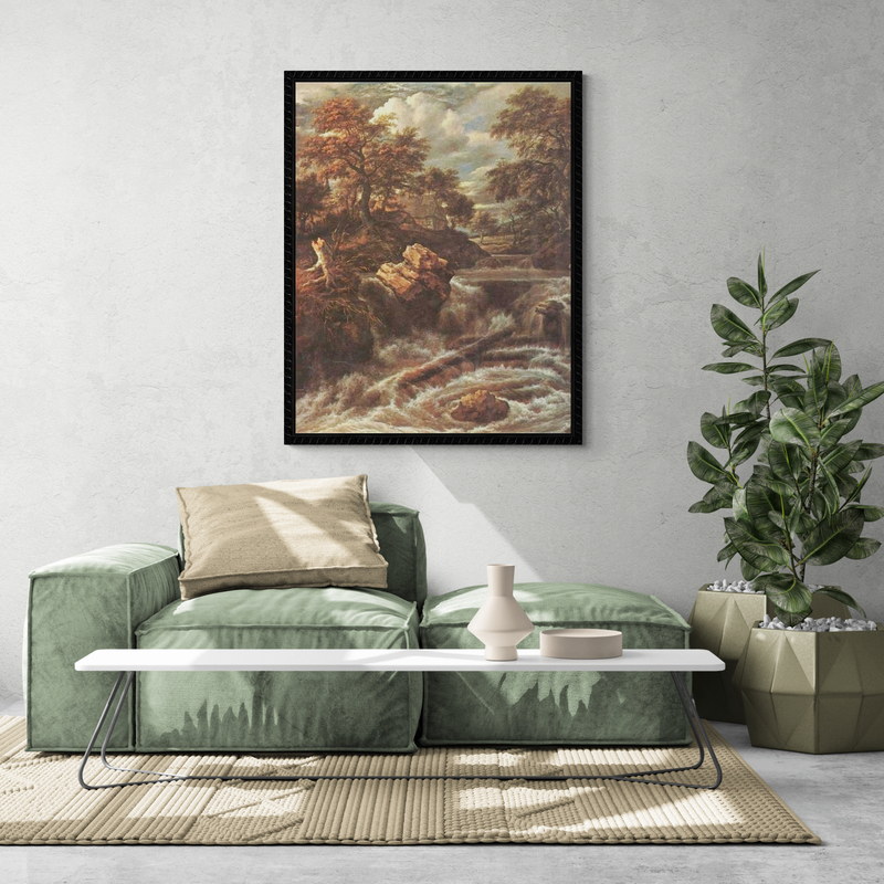 Ruisdael La Cascade canvas print