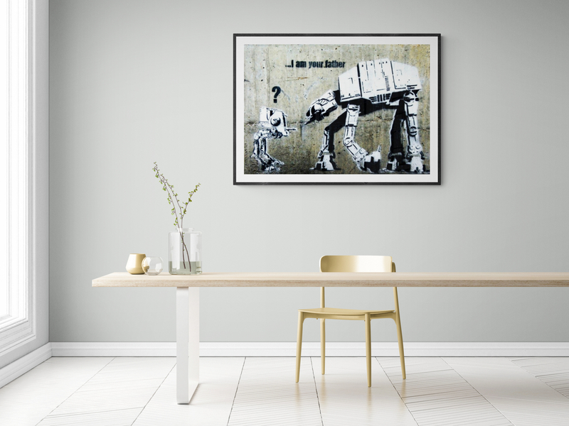 Banksy I Am Your Father canvas print