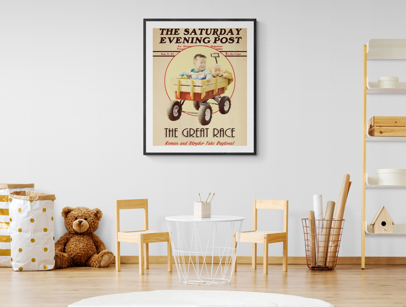 The Saturday Evening Post - The Great Race canvas print