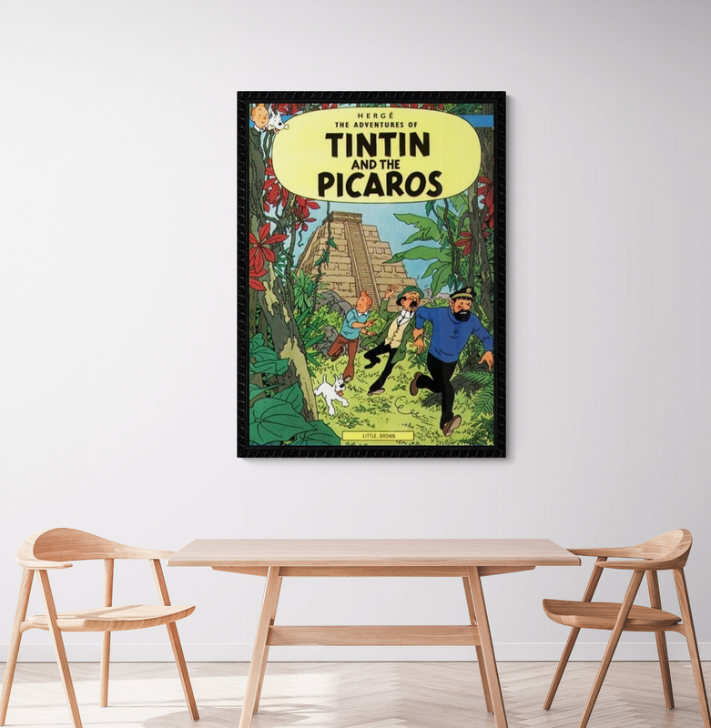 Tintin And The Picaros canvas print