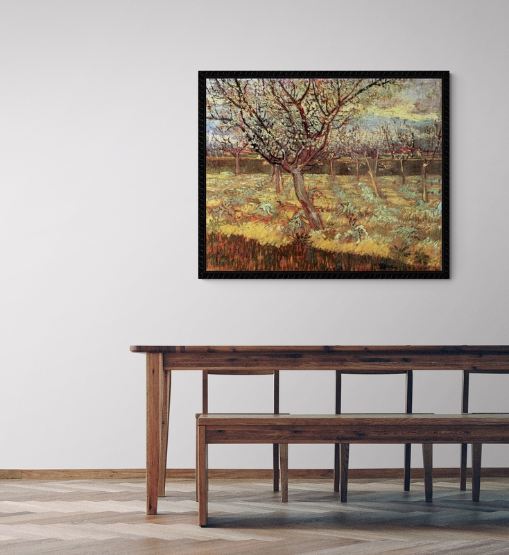 Van Gogh Apricot Trees In Blossom2 canvas print