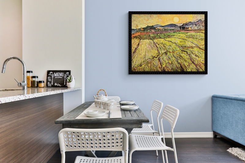 Van Gogh Landscape With Plowed Fields canvas print