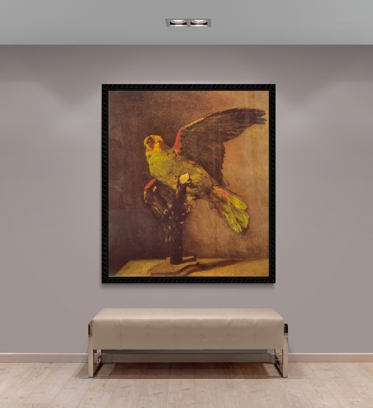 Van Gogh Parrot canvas print