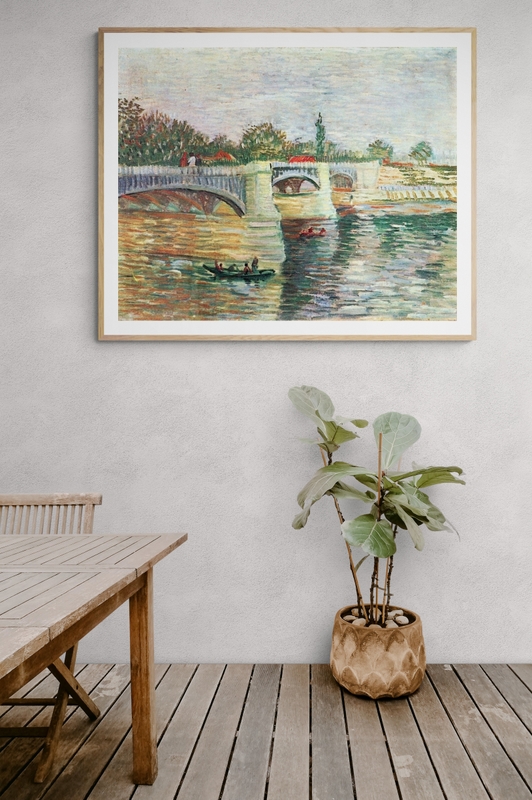 Van Gogh The Seine With The Pont De La Grande Jatte canvas print