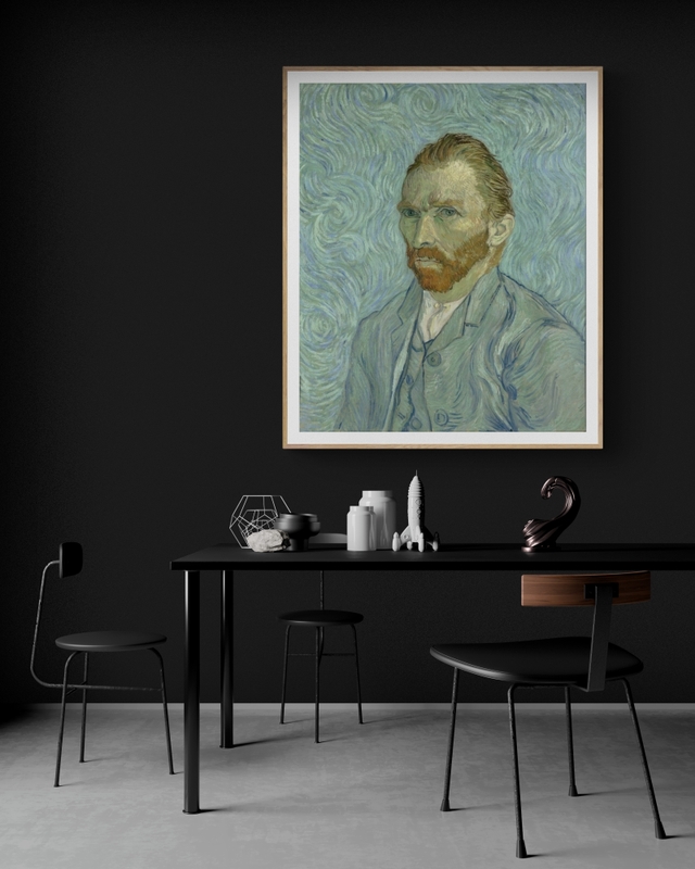 Vincent Van Gogh Self Portait 1889 canvas print
