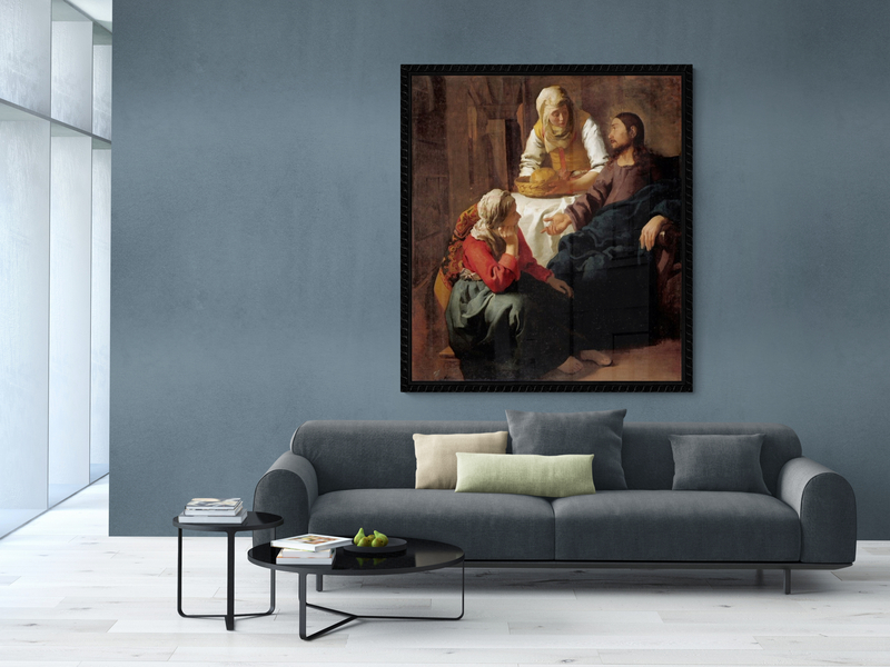 Vermeer Christ In The House Of Martha And Mary canvas print