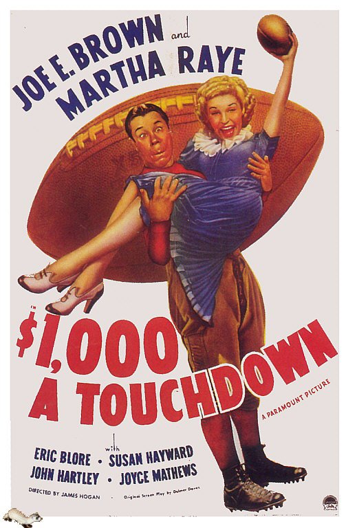 Tableaux sur toile, reproduction de 1000 A Touchdown 1939 Movie Poster