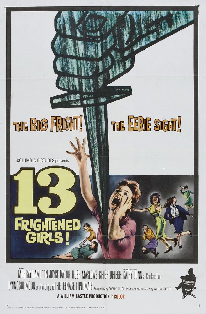 Tableaux sur toile, reproduction de 13 Frightened Girls 01 Movie Poster