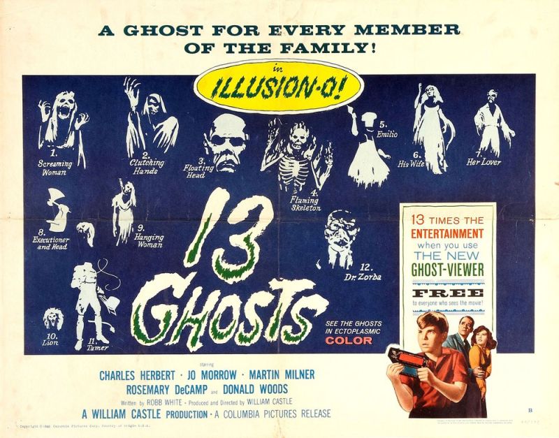Tableaux sur toile, reproduction de 13 Ghosts 03 Movie Poster