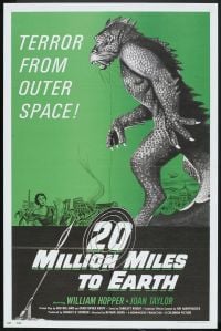 20 Million Miles To Earth 01 Movie Poster Leinwanddruck