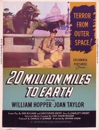 20 Million Miles To Earth 05 Movie Poster canvas print