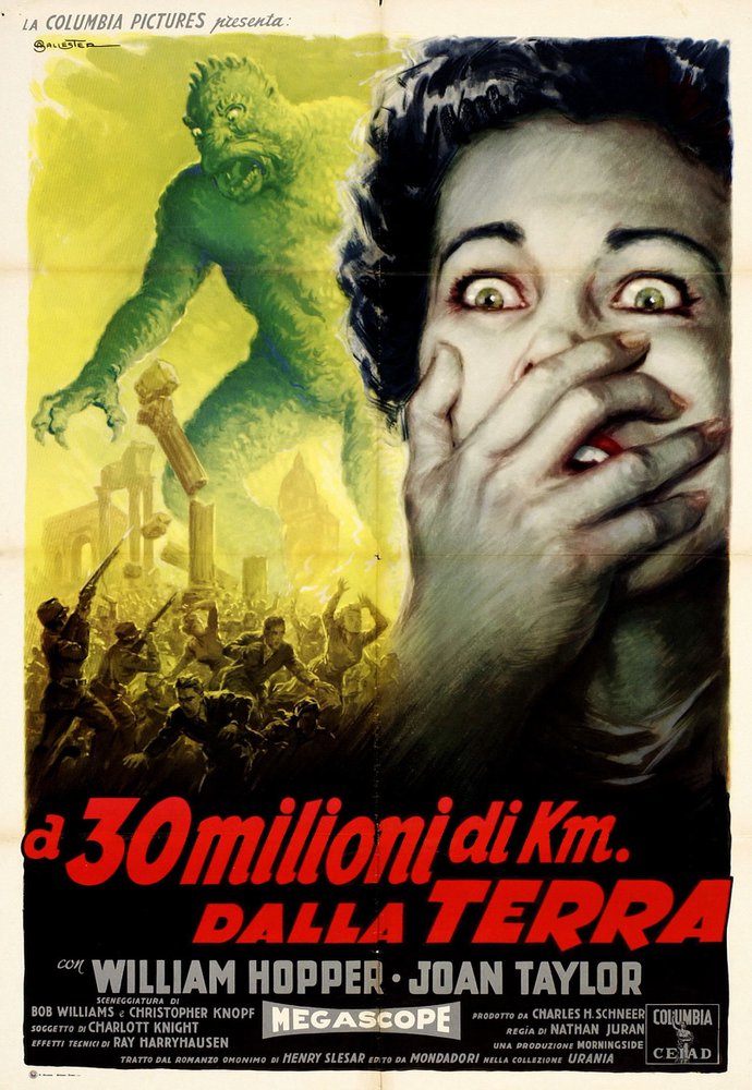 Tableaux sur toile, riproduzione del poster del film 20 Million Miles To Earth 06