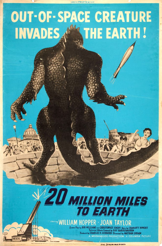 Tableaux sur toile, reproduction de 20 Million Miles To Earth 07 Movie Poster