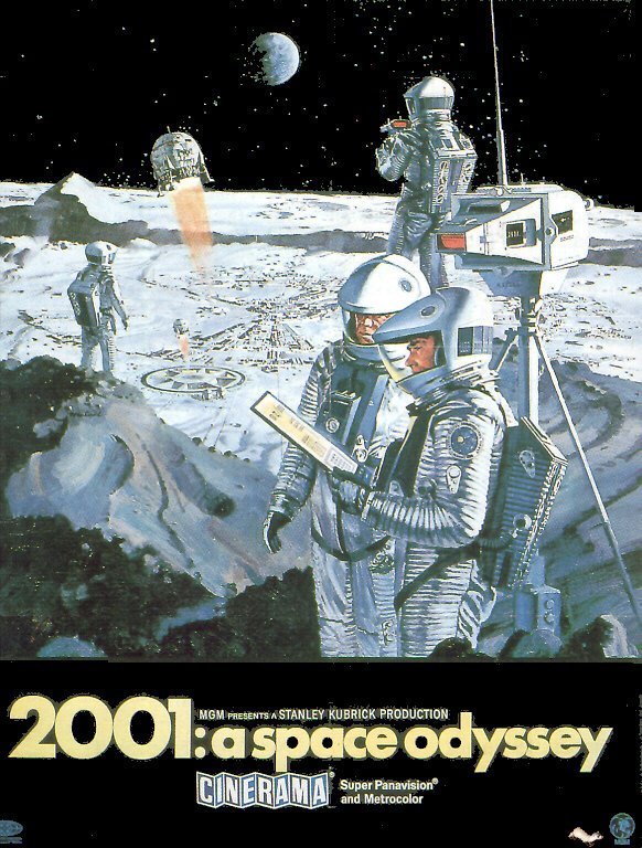 تابلوه سور تويلي ، استنساخ لعام 2001 ، ملصق فيلم ملحمة الفضاء 1968
