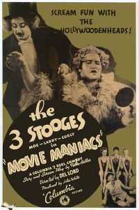 3 Stooges Movie Maniacs 1935 Movie Poster canvas print