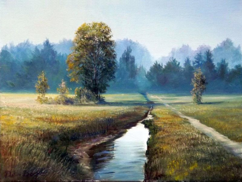 Barke Dalia Path Leading To The Forest canvas print