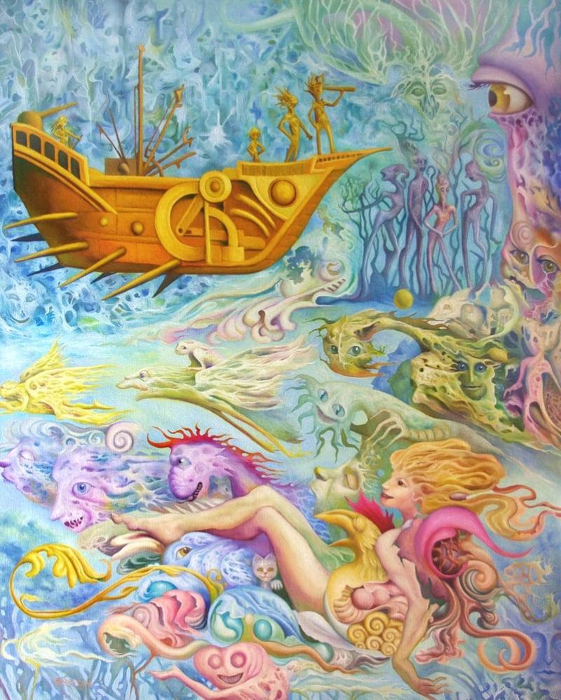 Barsham Elizabeth Off To Exploit The Antipodes canvas print