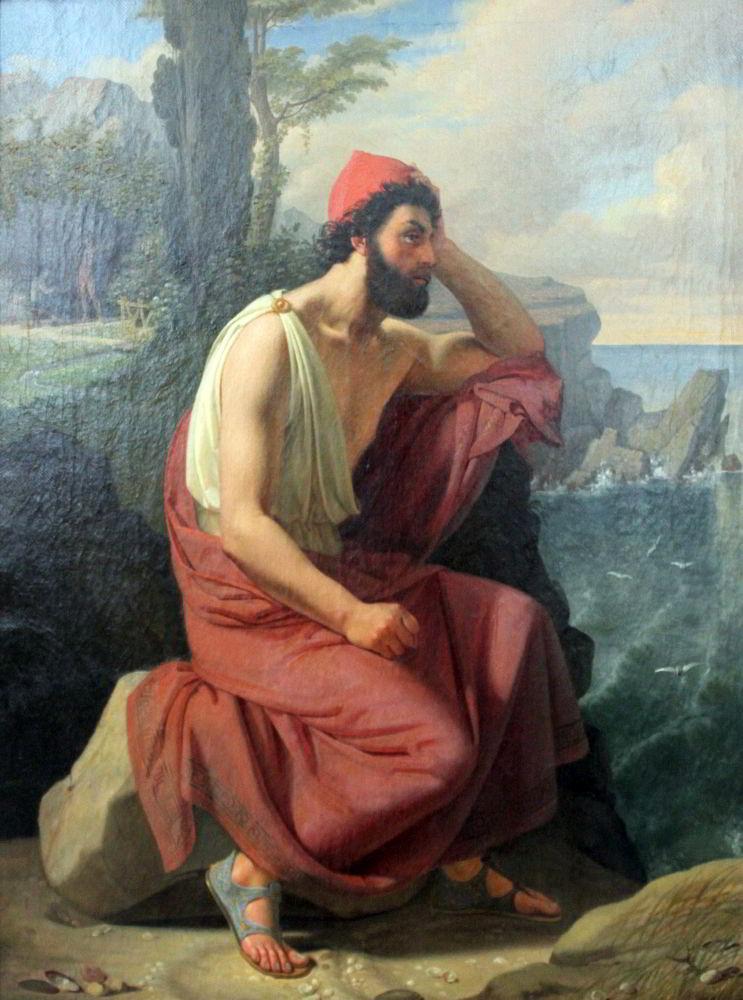Blunck Ditlev Odysseus On The Island Of Calypso canvas print