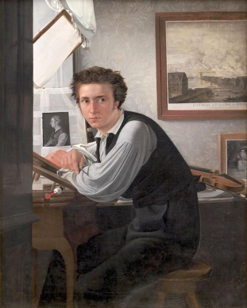 Blunck Ditlev The Copperplate Engraver Carl Edvard Sonne canvas print