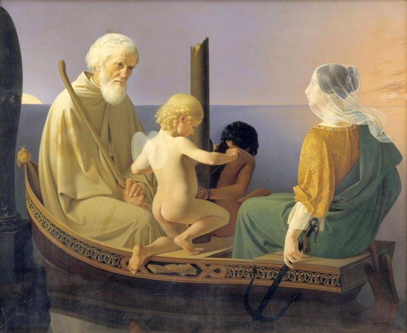 Blunck Ditlev The Four Ages Of Man - Old Age canvas print