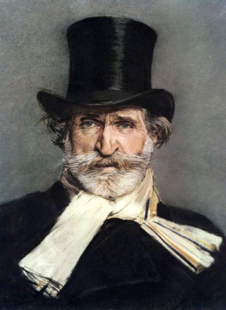 Boldini Giovanni Giuseppe Verdi In A Top Hat canvas print