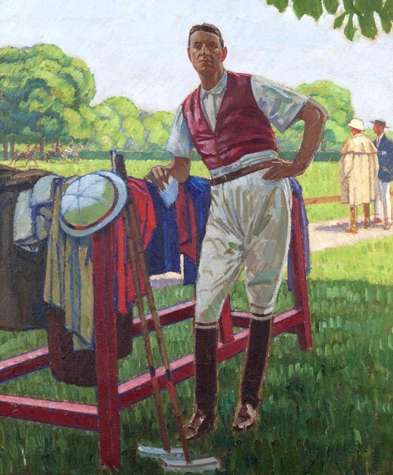Boutet De Monve Bernard Prince Le On Radziwill Au Polo A Bagatelle canvas print