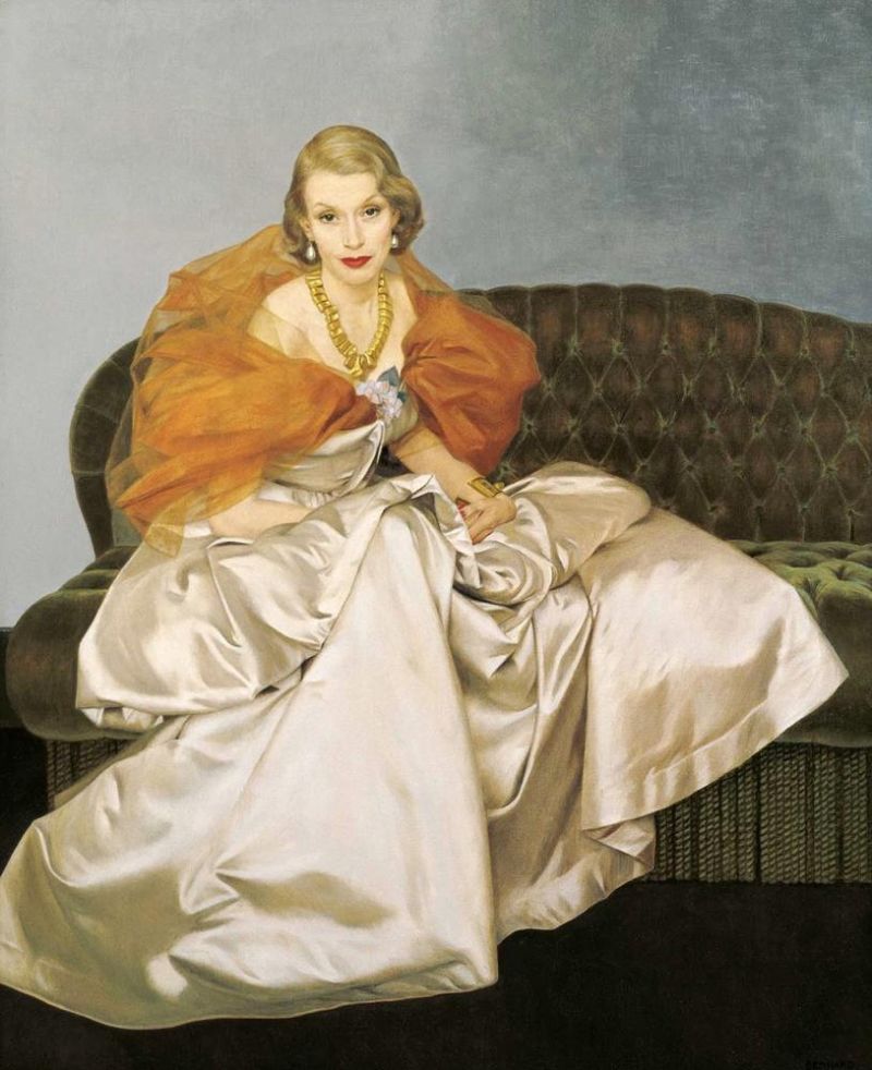 Boutet De Monve Bernard Rogers In A Gown By Charles James canvas print