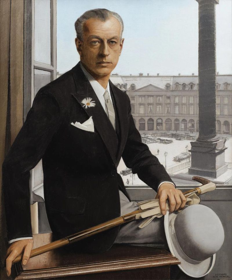 Boutet De Monve Bernard Self-portrait Place Vendo Me canvas print