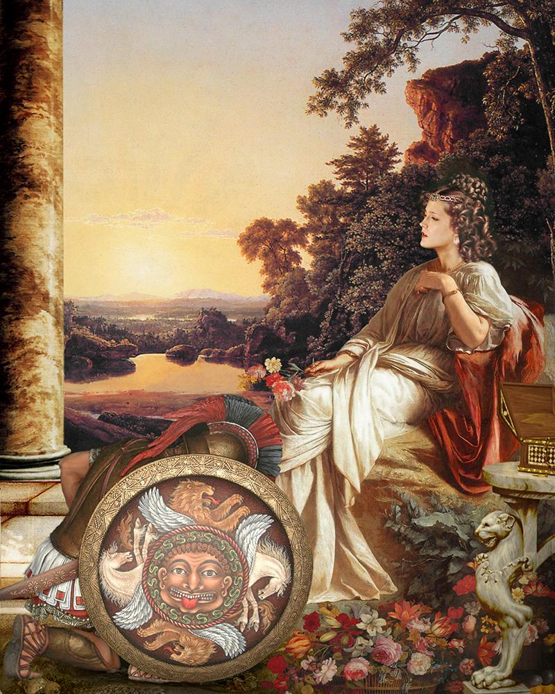 David Johnson Howard Return With Your Shield Or On It canvas print