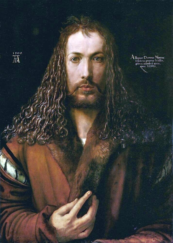 Du Rer Albrecht Self-portrait At The Age Of Twenty Eight canvas print