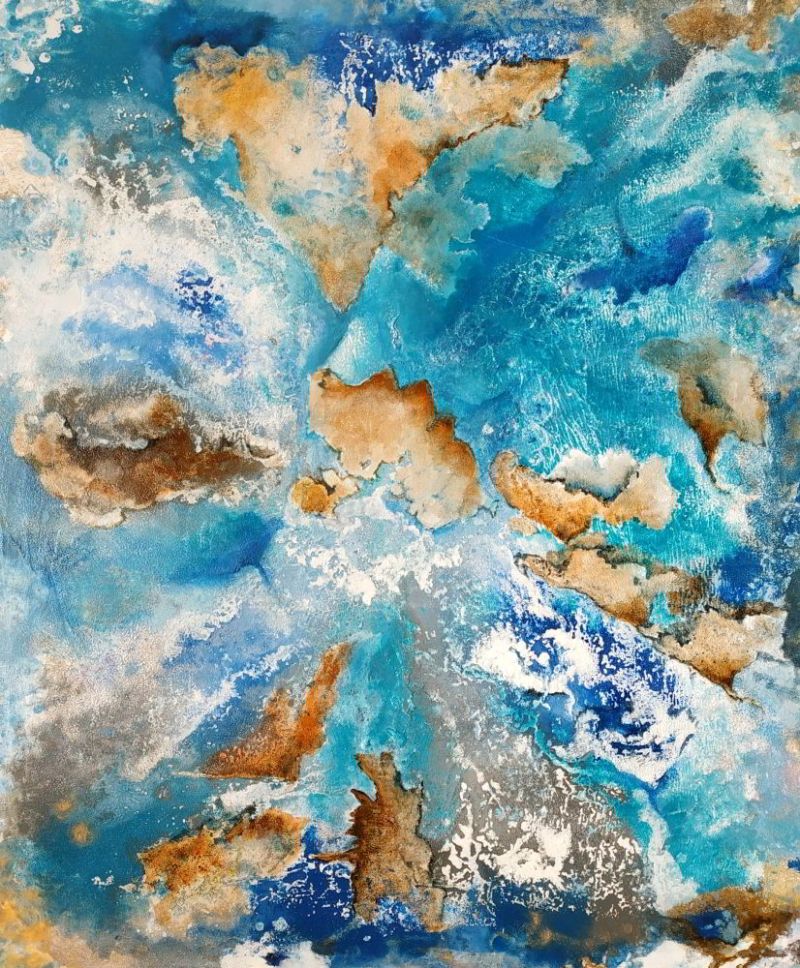 Fe Soriano Eloisa A Sea Of Water canvas print