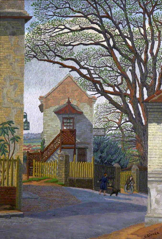 Ginner Charles Spaniard S Corner canvas print