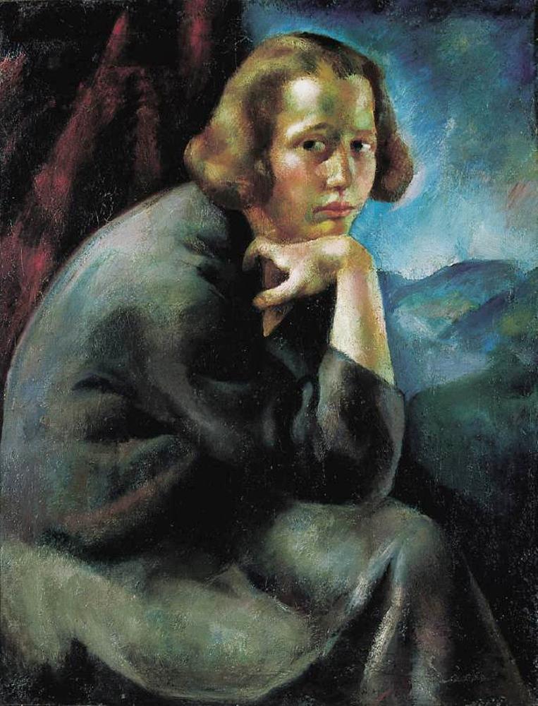 Korb Erzse Bet Girl S Portrait canvas print