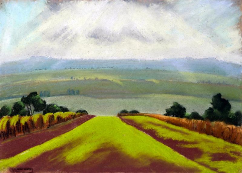 Korb Erzse Bet Landscape With The Danube canvas print