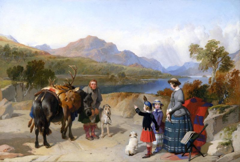 Landseer Edwin Queen Victoria At Loch Laggan canvas print