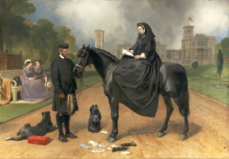 Landseer Edwin Queen Victoria At Osborne canvas print