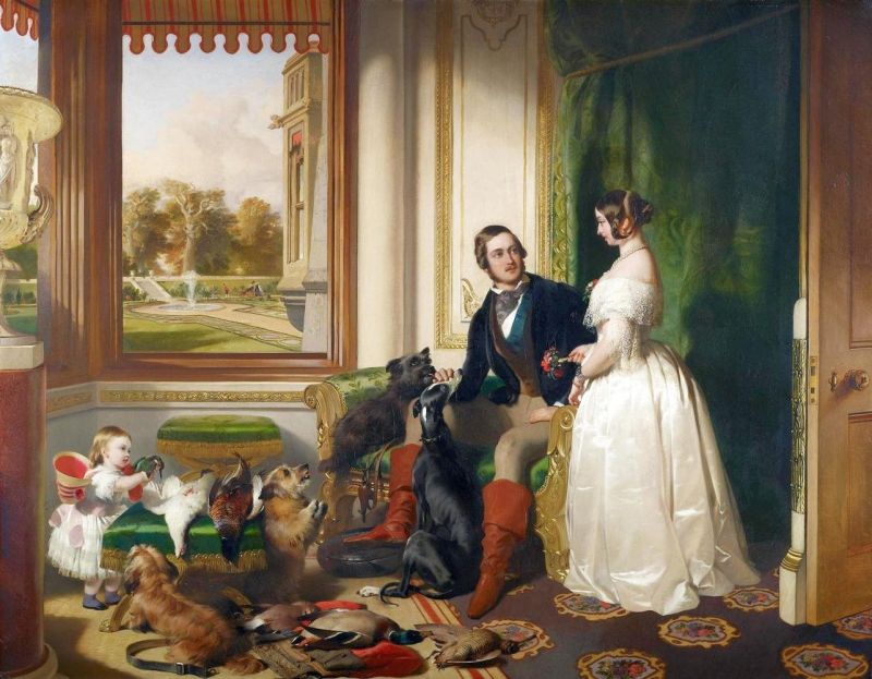 Landseer Edwin Windsor Castle In Modern Times canvas print
