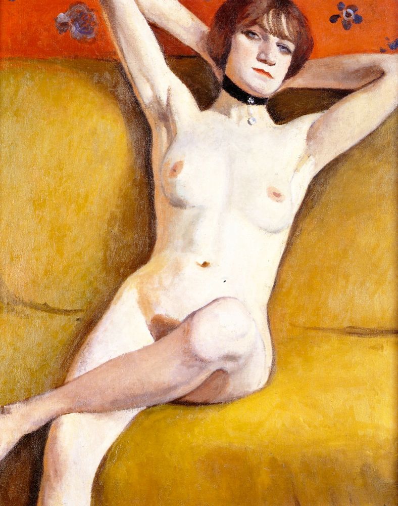 Marquet Albert Nude On A Divan canvas print